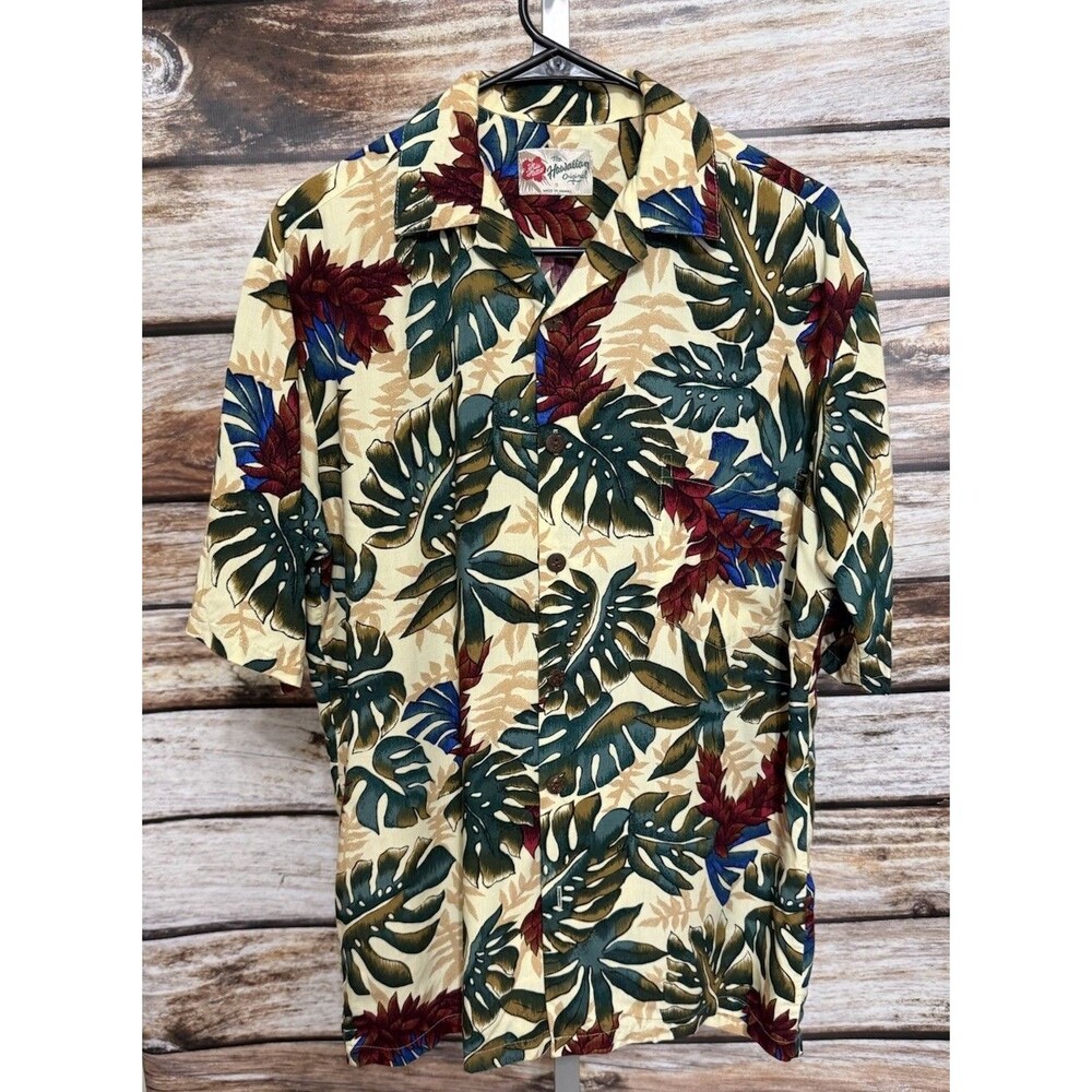 HILO HATTIE "The Hawaiian Original" Hawaiian Shirt SMALL Made In Hawaii